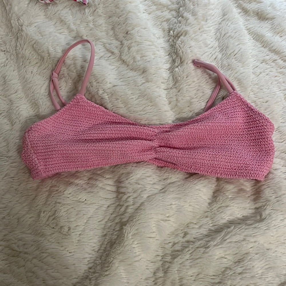 La hearts bikini top